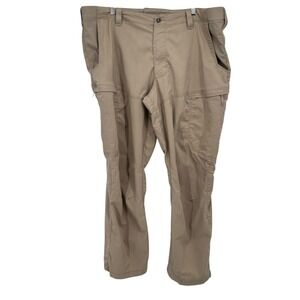 5.11 Tactical Men's Khaki Cargo Convertible Zip Off‎ Pants Size 42x30